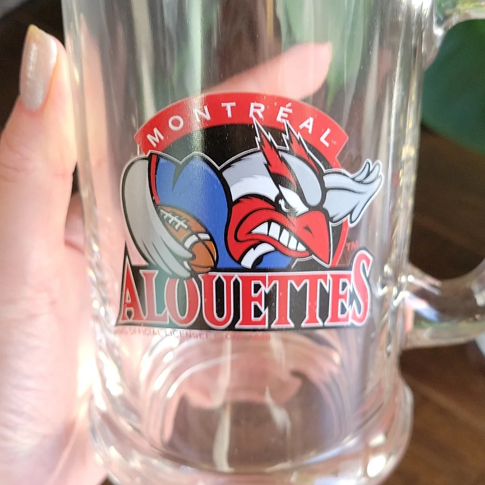 Montreal Alouettes beer mugs - Picture 2 of 2